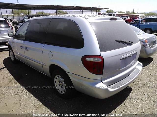 2C4GP34312R781202 - 2002 CHRYSLER TOWN & COUNTRY EL SILVER photo 3