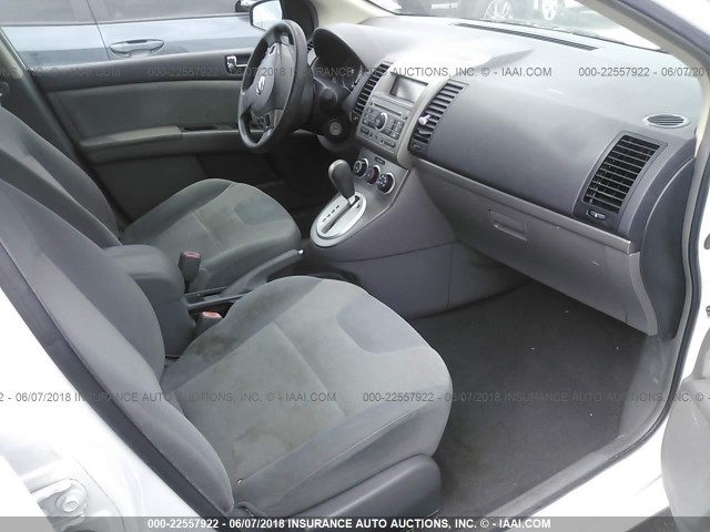 3N1AB61E09L640367 - 2009 NISSAN SENTRA 2.0/2.0S/2.0SL WHITE photo 5