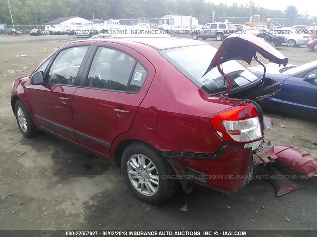 JS2YC5A38C6303194 - 2012 SUZUKI SX4 LE RED photo 3