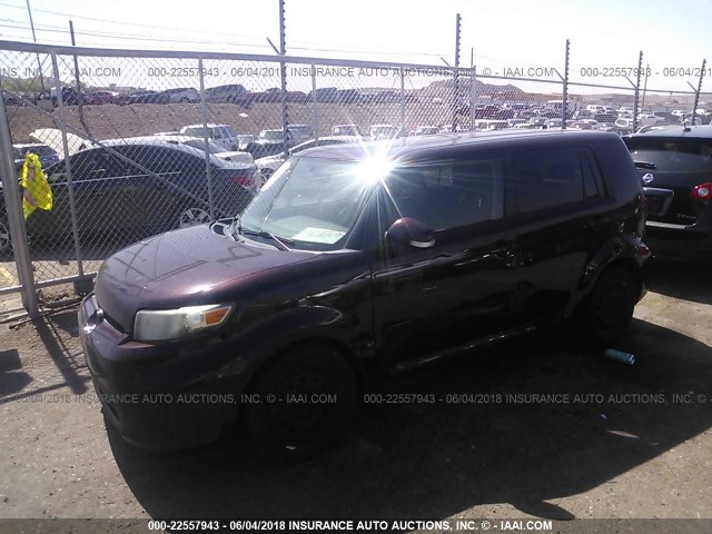 JTLZE4FE3CJ001911 - 2012 TOYOTA SCION XB BURGUNDY photo 2