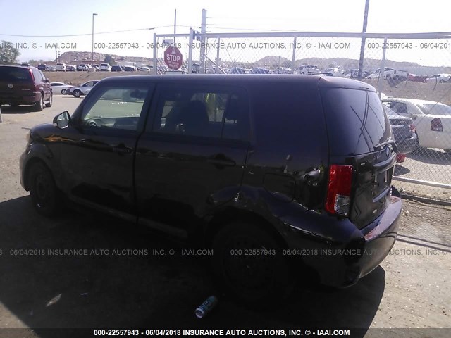 JTLZE4FE3CJ001911 - 2012 TOYOTA SCION XB BURGUNDY photo 3