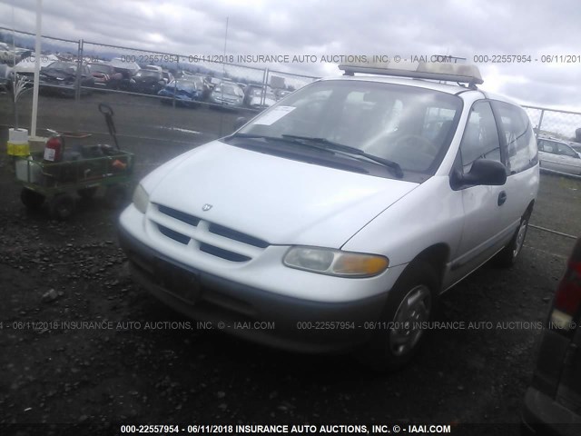 2B4GP25RXWR818716 - 1998 DODGE CARAVAN WHITE photo 2