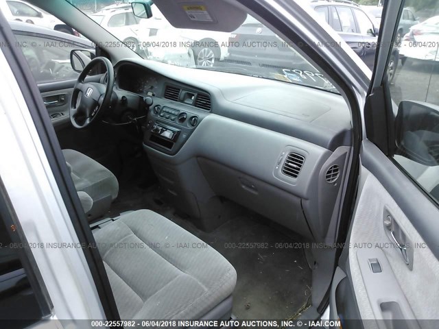 5FNRL18564B114435 - 2004 HONDA ODYSSEY LX SILVER photo 5