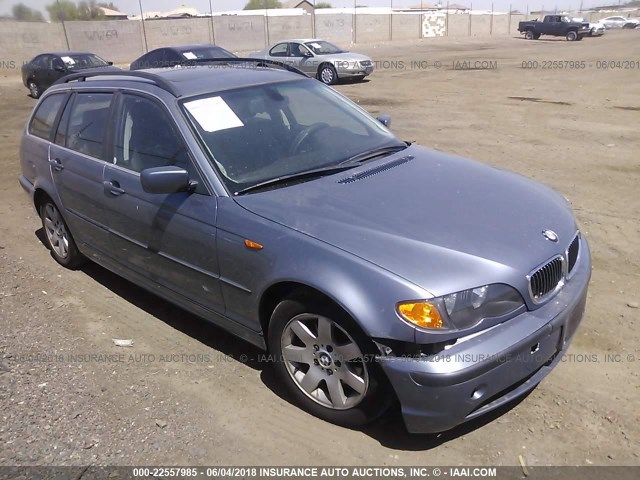 WBAAX13444PJ00715 - 2004 BMW 325 IT SULEV Light Blue photo 1
