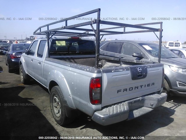 1N6ED29X64C474686 - 2004 NISSAN FRONTIER CREW CAB XE V6 SILVER photo 3