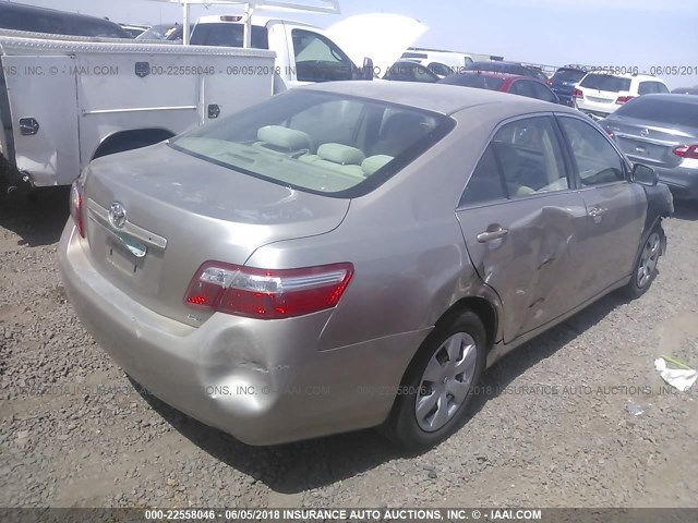 JTNBE46K073048290 - 2007 TOYOTA CAMRY NEW GENERAT CE/LE/XLE/SE TAN photo 4