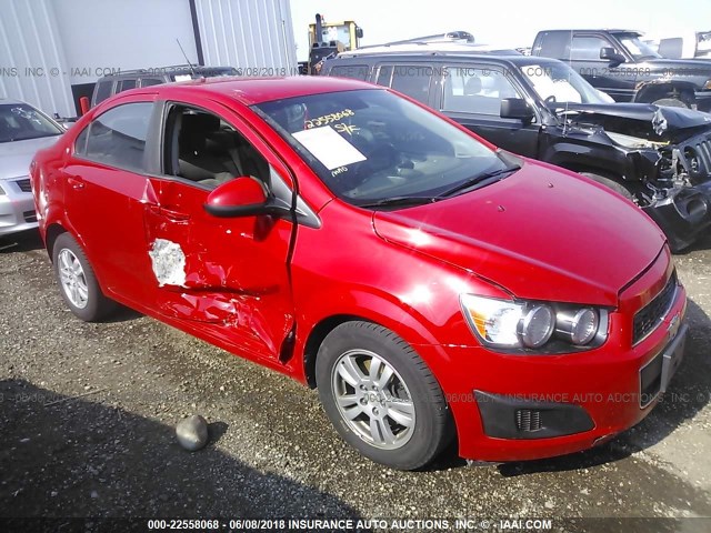 1G1JA5SH3C4168562 - 2012 CHEVROLET SONIC LS 红色 照片 1