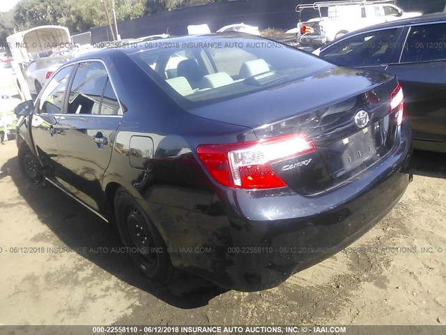 4T1BF1FK7CU025668 - 2012 TOYOTA CAMRY SE/LE/XLE შავი ფოტო 3