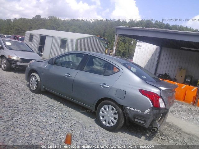 3N1CN7AP2CL847938 - 2012 NISSAN VERSA S/SV/SL GRAY photo 3