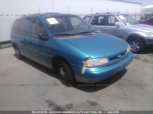 2FMDA5140SBB08905 - 1995 FORD WINDSTAR WAGON TEAL photo 1