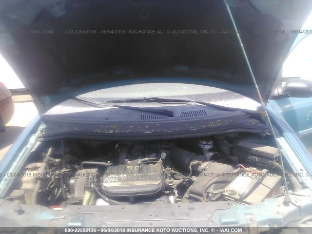 2FMDA5140SBB08905 - 1995 FORD WINDSTAR WAGON TEAL photo 10