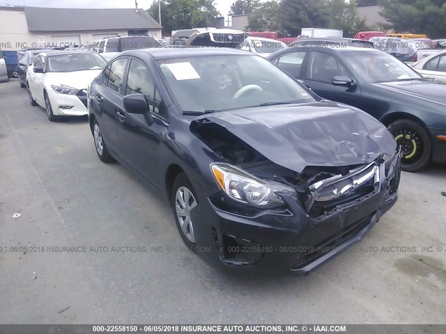 JF1GJAA61DH029962 - 2013 SUBARU IMPREZA GRAY photo 1