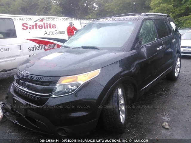1FMHK8F85CGA89810 - 2012 FORD EXPLORER LIMITED 黑色 照片 2