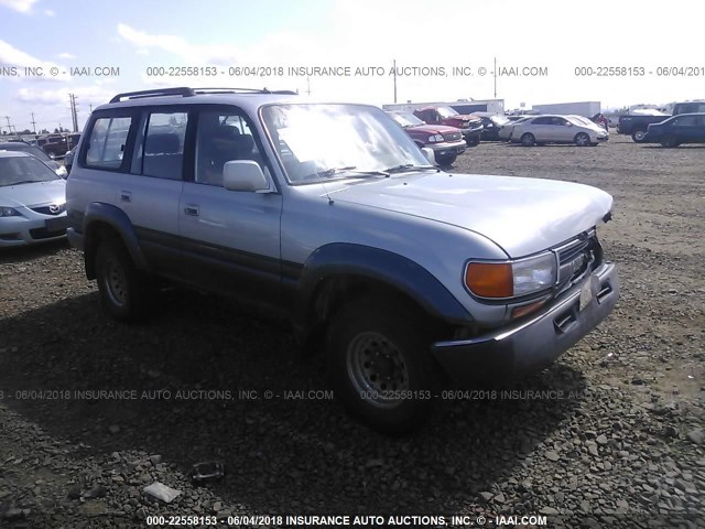 JT3FJ80W5N0043772 - 1992 TOYOTA LAND CRUISER FJ80 SILVER photo 1