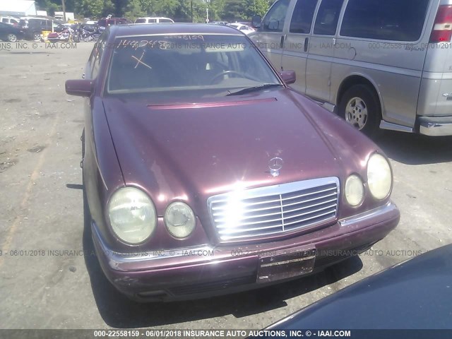 WDBJF72F8VA202050 - 1997 MERCEDES-BENZ E 420 BURGUNDY photo 6