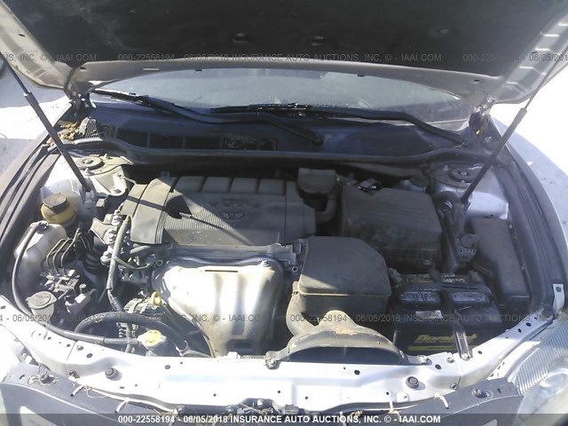 4T1BF3EK7BU748898 - 2011 TOYOTA CAMRY SE/LE/XLE SILVER photo 10