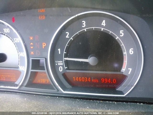 WBAHL83566DT05159 - 2006 BMW 750 I GRAY photo 7