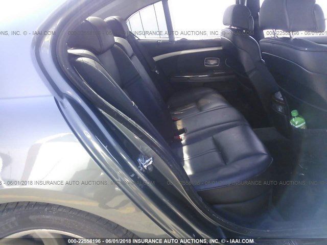 WBAHL83566DT05159 - 2006 BMW 750 I GRAY photo 8