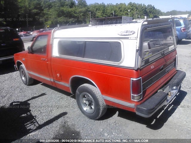 1GCBS14E2G2155694 - 1986 CHEVROLET S TRUCK S10 ORANGE photo 3