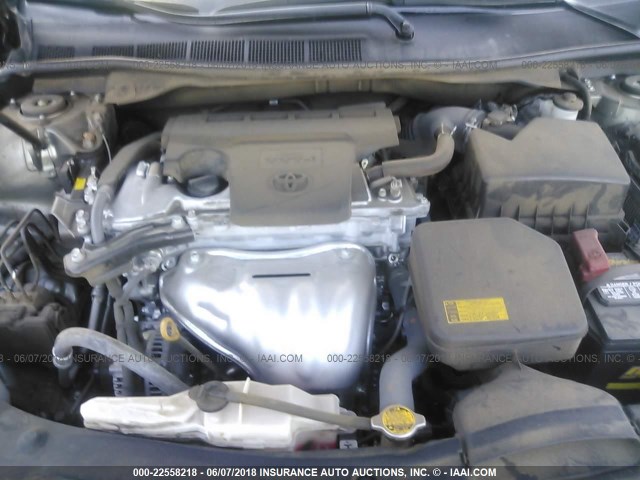 4T4BF1FK5CR207018 - 2012 TOYOTA CAMRY SE/LE/XLE 绿色 照片 10