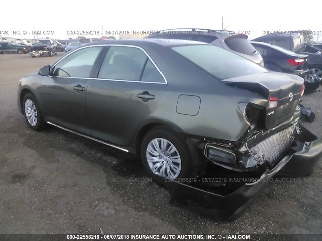 4T4BF1FK5CR207018 - 2012 TOYOTA CAMRY SE/LE/XLE 绿色 照片 3