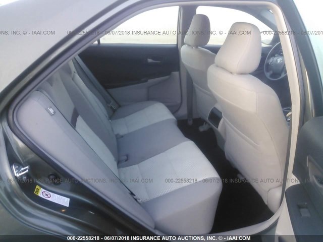 4T4BF1FK5CR207018 - 2012 TOYOTA CAMRY SE/LE/XLE 绿色 照片 8