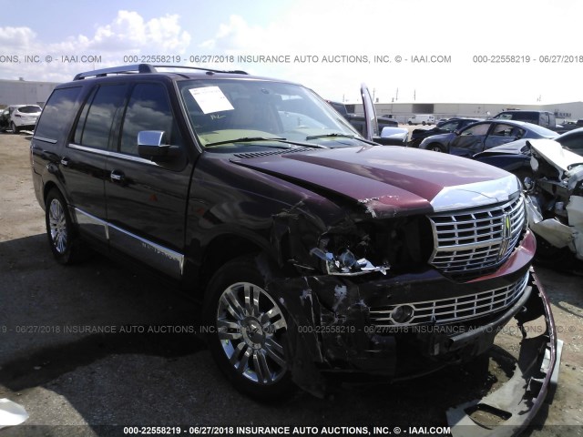 5LMJJ2H50AEJ00285 - 2010 LINCOLN NAVIGATOR 栗色 照片 1
