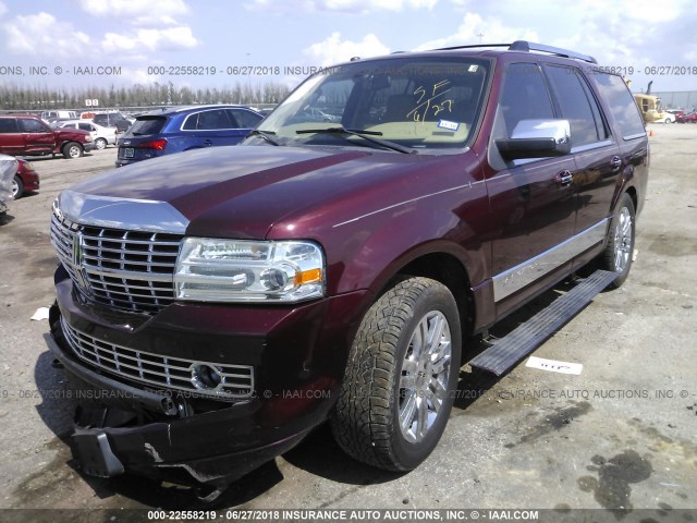 5LMJJ2H50AEJ00285 - 2010 LINCOLN NAVIGATOR 栗色 照片 2