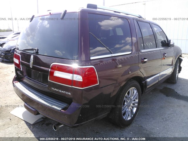 5LMJJ2H50AEJ00285 - 2010 LINCOLN NAVIGATOR 栗色 照片 4