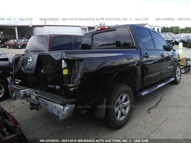 1N6BA0ED5BN306454 - 2011 NISSAN TITAN S/SV/SL/PRO-4X BLACK photo 4