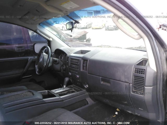 1N6BA0ED5BN306454 - 2011 NISSAN TITAN S/SV/SL/PRO-4X BLACK photo 5