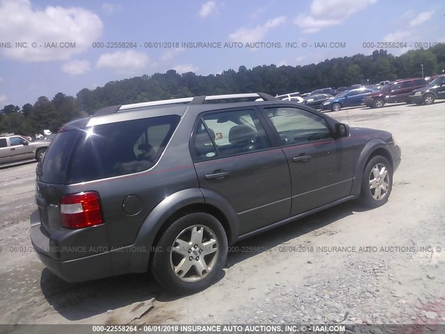 1FMZK06175GA12156 - 2005 FORD FREESTYLE LIMITED GRAY photo 4