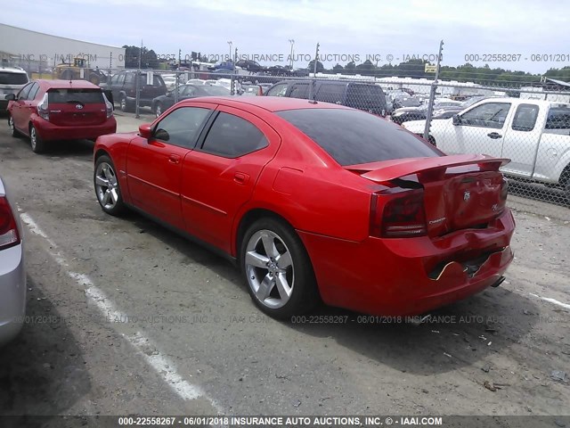 2B3KA53H17H851641 - 2007 DODGE CHARGER R/T RED photo 3