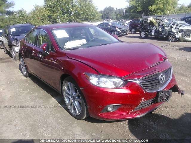 JM1GJ1V58F1183110 - 2015 MAZDA 6 TOURING RED photo 1