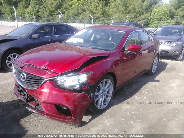 JM1GJ1V58F1183110 - 2015 MAZDA 6 TOURING RED photo 2