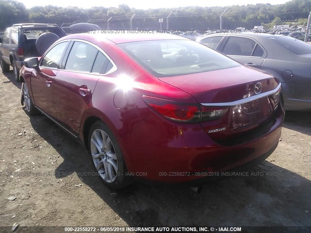 JM1GJ1V58F1183110 - 2015 MAZDA 6 TOURING RED photo 3