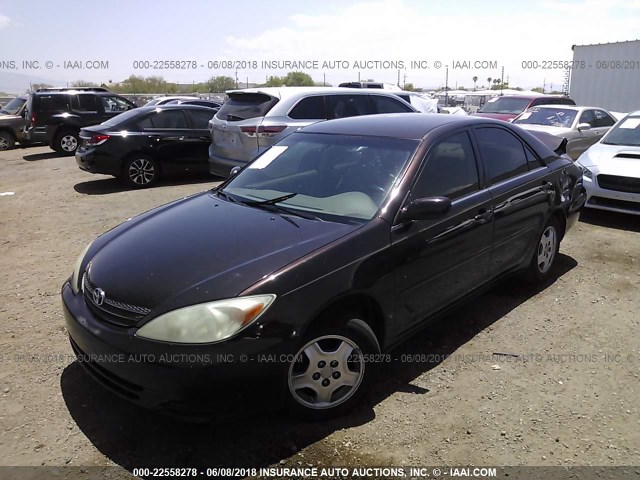 4T1BF32K52U508334 - 2002 TOYOTA CAMRY LE/XLE/SE 棕色 照片 2
