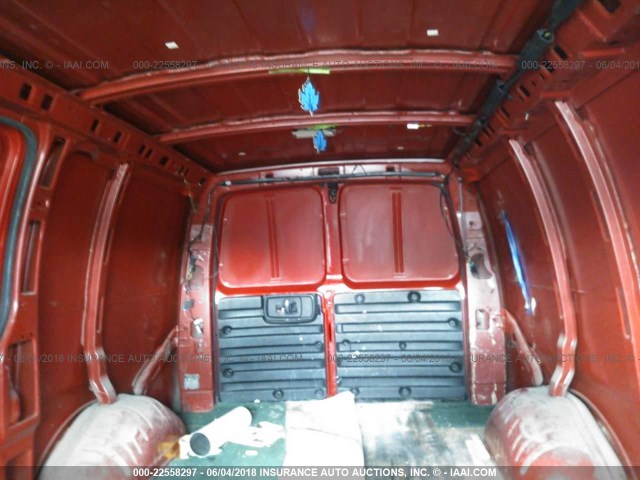 1GCGG25VX51112509 - 2005 CHEVROLET EXPRESS G2500  RED photo 8