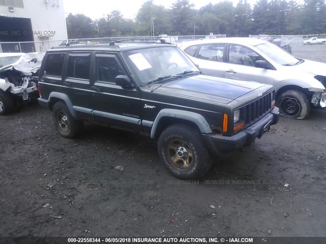 1J4FJ68S6WL263904 - 1998 JEEP CHEROKEE SPORT/CLASSIC მწვანე ფოტო 1