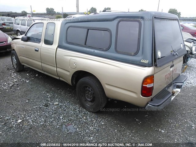 4TAVL52N6VZ325026 - 1997 TOYOTA TACOMA XTRACAB GOLD photo 3