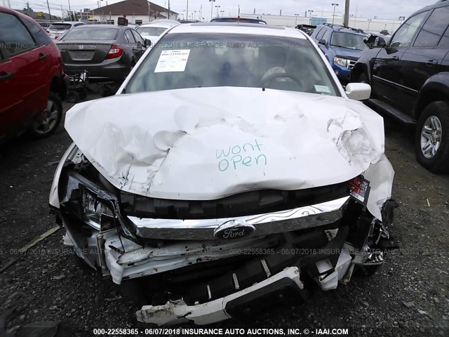 3FADP0L37AR305196 - 2010 FORD FUSION HYBRID WHITE photo 10