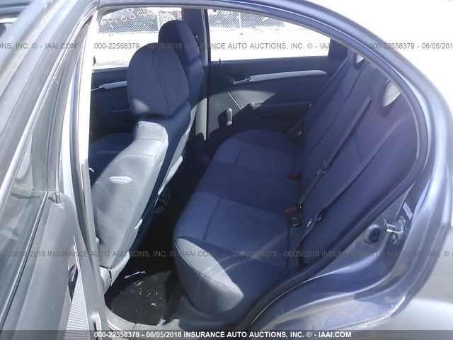 KL1TD5DE8AB074705 - 2010 CHEVROLET AVEO LS/LT 灰色 照片 8