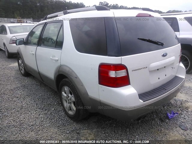 1FMZK02185GA36956 - 2005 FORD FREESTYLE SEL WHITE photo 3