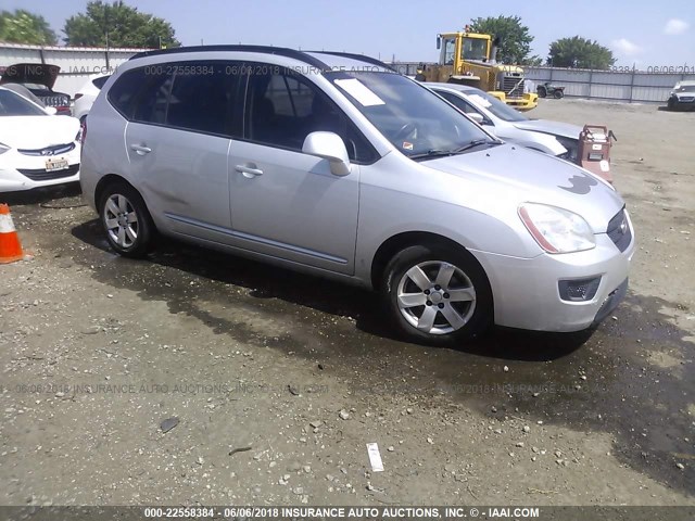 KNAFG526X87155658 - 2008 KIA RONDO LX/EX SILVER photo 1