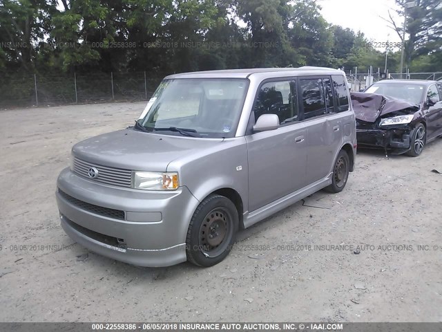 JTLKT334450173368 - 2005 TOYOTA SCION XB ნაცრისფერი ფოტო 2