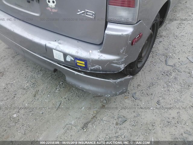 JTLKT334450173368 - 2005 TOYOTA SCION XB ნაცრისფერი ფოტო 6