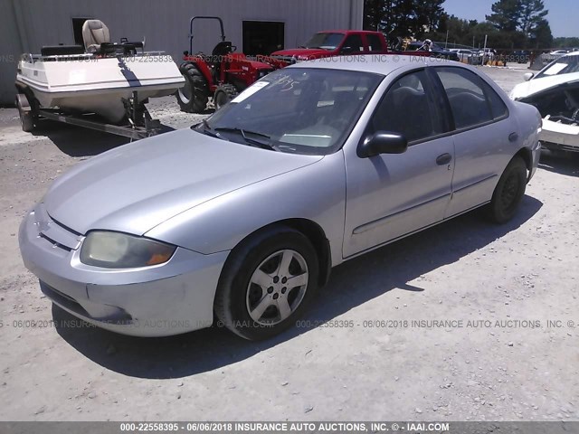 1G1JF52F447207109 - 2004 CHEVROLET CAVALIER LS SILVER photo 2