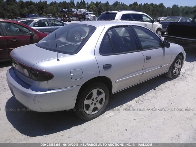 1G1JF52F447207109 - 2004 CHEVROLET CAVALIER LS SILVER photo 4