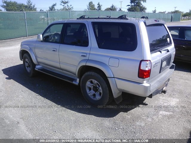 JT3HN86R610357178 - 2001 TOYOTA 4RUNNER SR5 SILVER photo 3