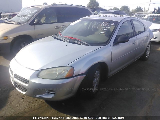 1B3EL46X43N591080 - 2003 DODGE STRATUS SE/SXT SILVER photo 2